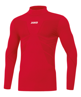 JAKO Comfort 2.0 Turtleneck Rot F01 - rot