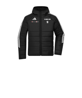 adidas Tiro 24 Winterjacke Kids Schwarz Weiss