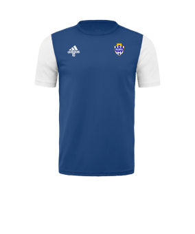 Maillot adidas Estro 19 à manches courtes Bleu Blanc