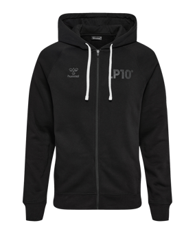 Hummel LP10 Cotton Hoody Schwarz F2001 - schwarz