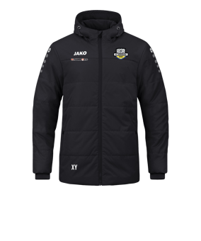 JAKO Team Coach Kapuzenjacke Schwarz F800
