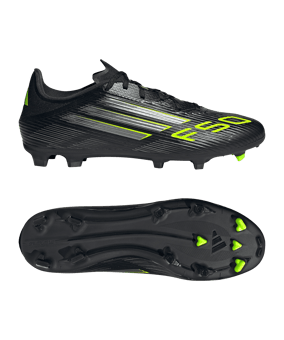 adidas F50 League FG/MG Electric Stealth Schwarz - schwarz