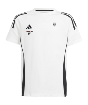 adidas Tiro 24 T-Shirt Kids Weiss Schwarz