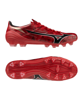 Mizuno Alpha II Pro FG Ruby Red 40th Anniversary Rot F60 - rot