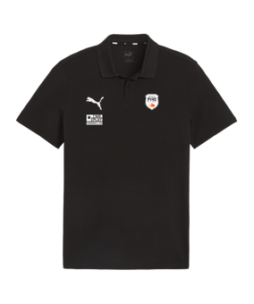 PUMA teamGOAL Casuals Poloshirt Schwarz F03