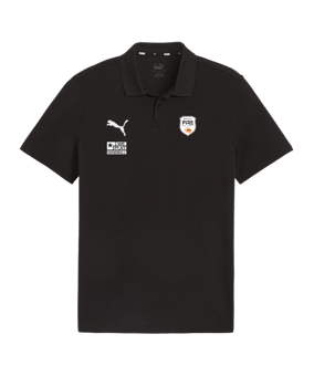 PUMA teamGOAL Casuals Poloshirt Schwarz F03