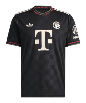 adidas FC Bayern München Trikot 3rd 2025/2026 Schwarz - schwarz