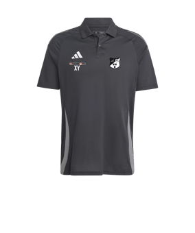 adidas Tiro 24 Comp Poloshirt Schwarz Grau
