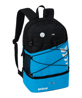 Erima Six Wings Rucksack mit Bodenfach Hellblau