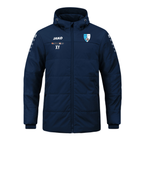 JAKO Team Coach Kapuzenjacke Blau F900