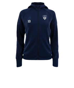 adidas Tiro 25 Travel Kapuzenjacke Damen Blau