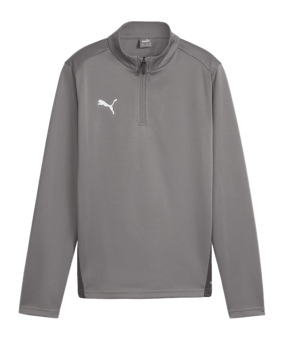 PUMA teamGOAL Training 1/4 Zip Sweatshirt Kids  Grau F13 - grau