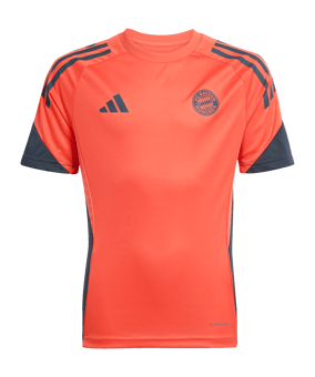 adidas FC Bayern München Camicia Da Allenamento Kids Orange - arancione