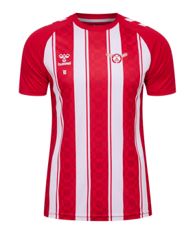 hummel Match Striped Maillot Rouge C3946 