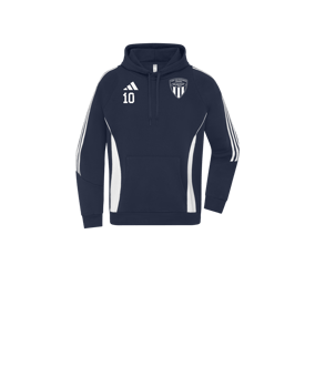 adidas Tiro 24 Hoody Kids Blau Weiss