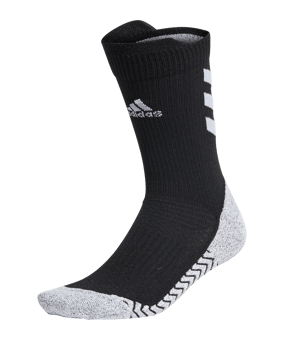 adidas Alphaskin Crew Socken Schwarz Weiss - schwarz