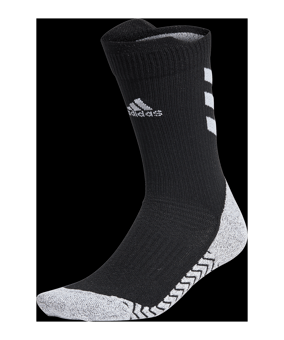 adidas Alphaskin Crew Socken Schwarz Weiss - schwarz