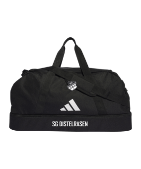 adidas Tiro League Duffel Bag Gr. L Schwarz Weiss