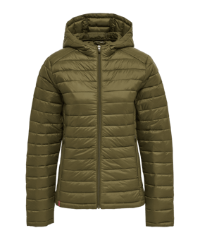 Hummel hmlRED Kapuzenjacke Damen Grün F6086 - gruen