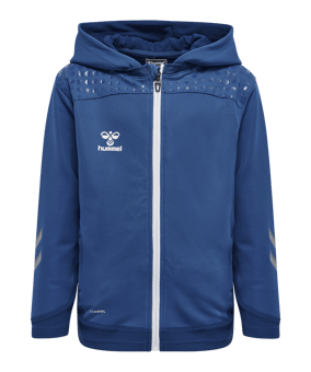 Hummel hmlLEAD Trainingsjacke Kids Blau F7045 - blau