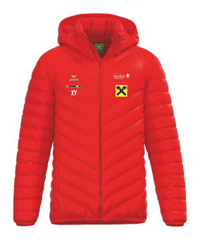 Erima CMPT Puffer Jacke Rot