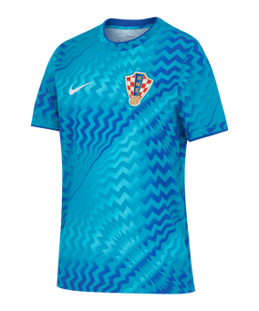 Nike HNS Croatie Prematch T-Shirt CM 2026 Enfants Bleu C447 - bleu