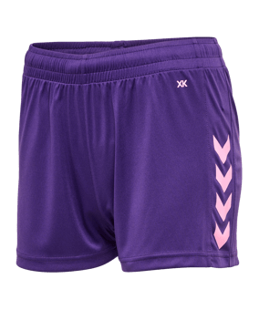 Hummel hmlCORE XK Poly Short Damen Lila F3443 - lila