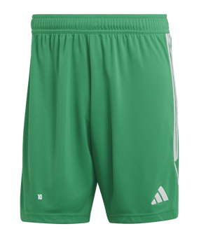 adidas Tiro 23 Short Dunkelgrün Weiss