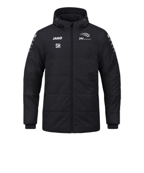 JAKO Team Coach Kapuzenjacke Schwarz F800