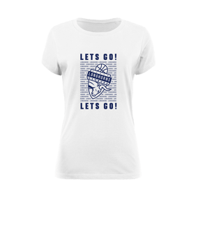 Merch Expresser 2.0 T-Shirt Women White | #let'sgo