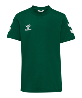 Hummel Go 2.0 Chevron T-Shirt Kids Grün F6140 - gruen