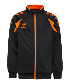 hummel Core 2.0 Track Zip Jacke Kids Schwarz F2461 - schwarz