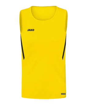 JAKO Challenge Tanktop Kids Gelb Schwarz F301 - gelb