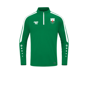 JAKO Power Sweatshirt Kids Grün Weiss F200
