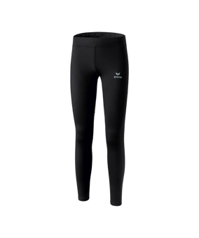 Erima Performance Winterlaufhose Damen Schwarz - schwarz