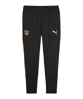 PUMA teamGOAL Slim Trainingshose Schwarz Weiss F03