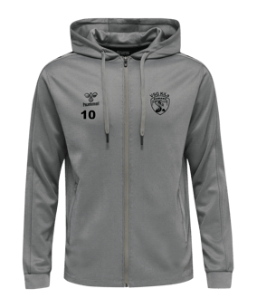Hummel hmlCORE XK Kapuzenjacke Grau F2006