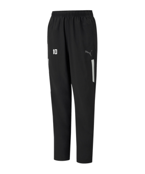 PUMA teamLIGA Sideline Hose Kids Schwarz Weiss F03