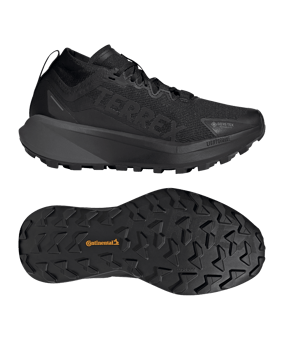 adidas Damen Terrex Agravic GTX Laufschuh Schwarz - schwarz