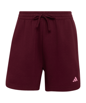 adidas 3 Stripes Studio Short Damen Rot - rot