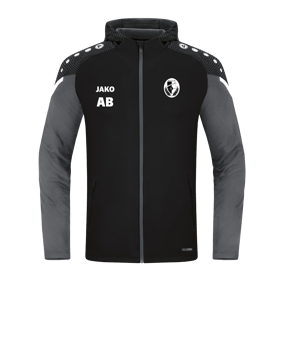 JAKO Performance Kapuzenjacke Schwarz F804