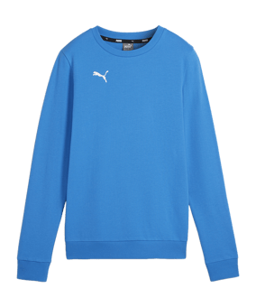 PUMA teamGOAL Casuals Sweatshirt Damen Blau F02 - dunkelblau