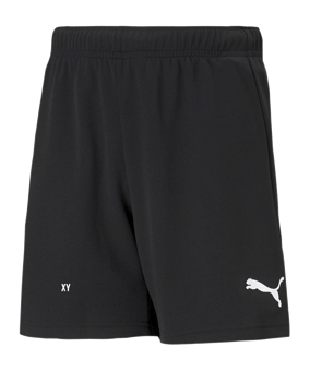 PUMA teamRISE Short Kids Schwarz Weiss F04
