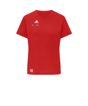 adidas Entrada 22 T-Shirt Damen Rot