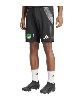 adidas Tiro 24 Competition Trainingsshort Schwarz Grau