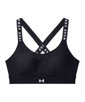 Under Armour Infinity High Sport Bh Dames F001 - zwart