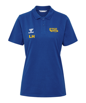 Hummel GO 2.0 Polo Damen Blau F7045