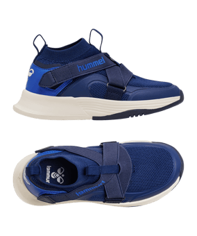 Hummel 8000 Recycled Sneaker Kids Blau F7017 - blau