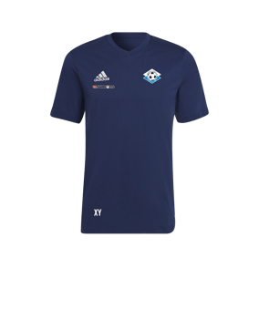 adidas Entrada 22 T-Shirt Blau