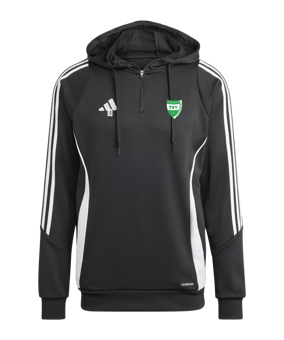adidas Tiro 24 Hoody Schwarz Weiss 